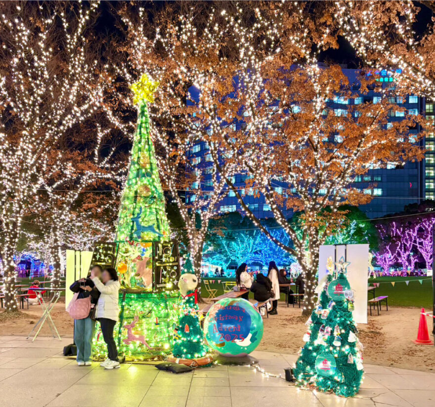 九州産業大学の『漁網クリスマスツリーソーシャルベルプロジェクト』